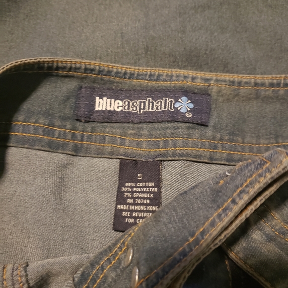 Blue Asphalt full length skirt - Picture 3 of 6